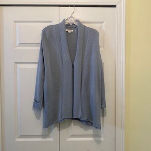 Simply Noelle size S/M dusty blue long cardigan